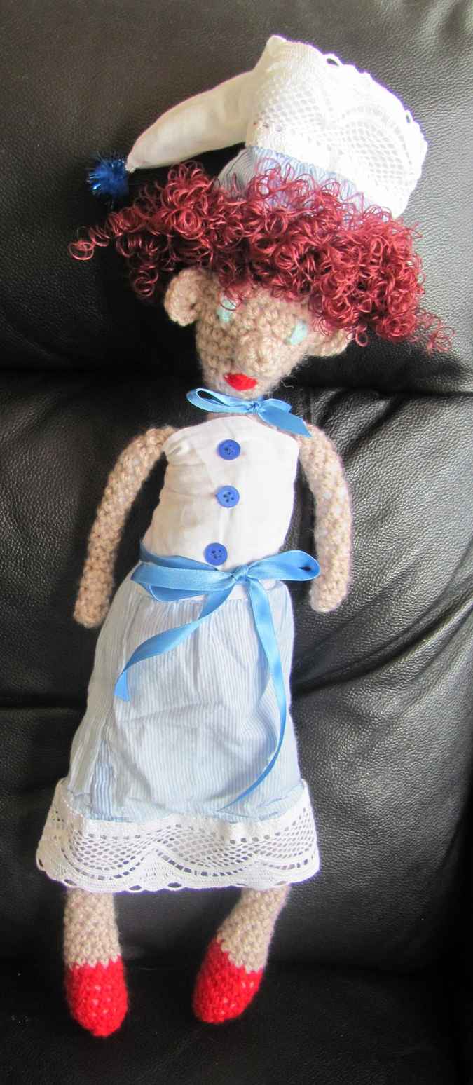 large image of art item: doll &ndash; nurse