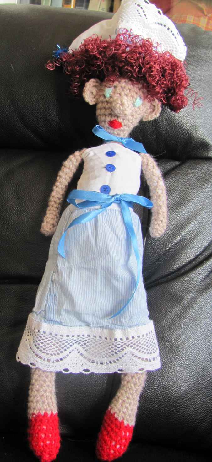 large image of art item: doll &ndash; nurse
