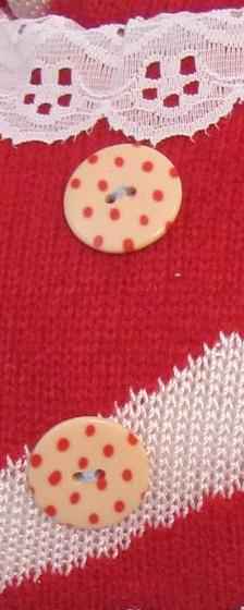 large image of art item: doll &ndash; red teddy bear