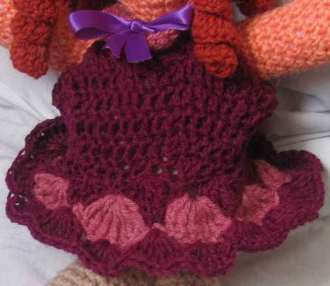 large image of art item: doll &ndash; redheaded crochet