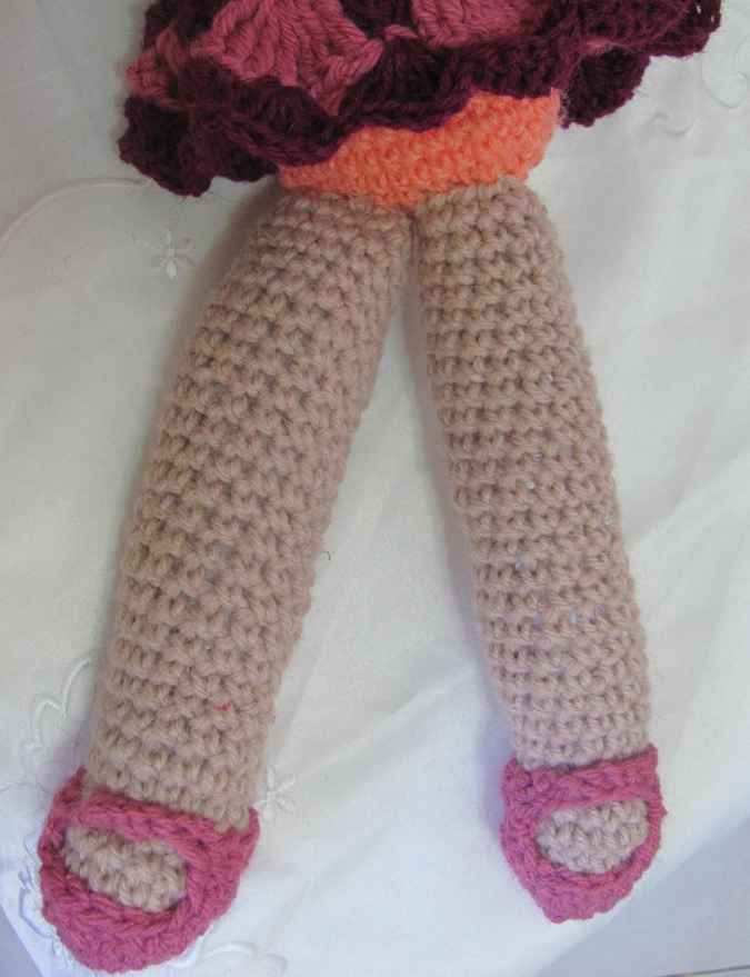 large image of art item: doll &ndash; redheaded crochet