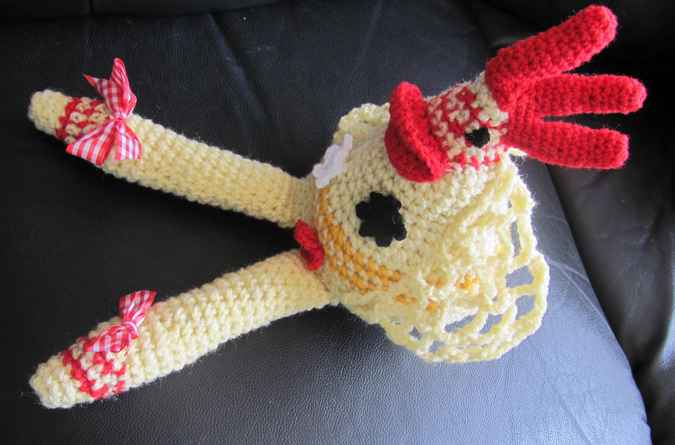 large image of art item: doll &ndash; rooster white