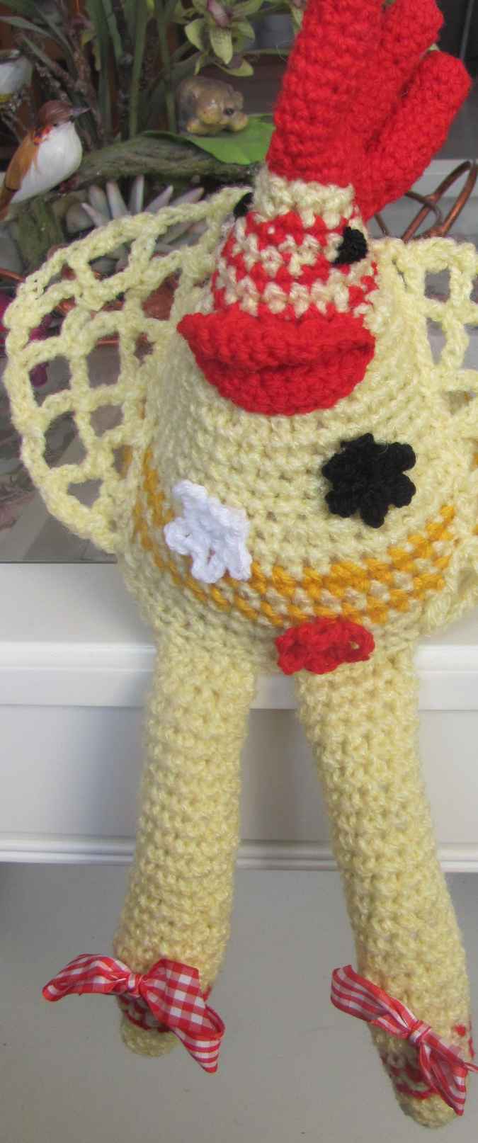 large image of art item: doll &ndash; rooster white