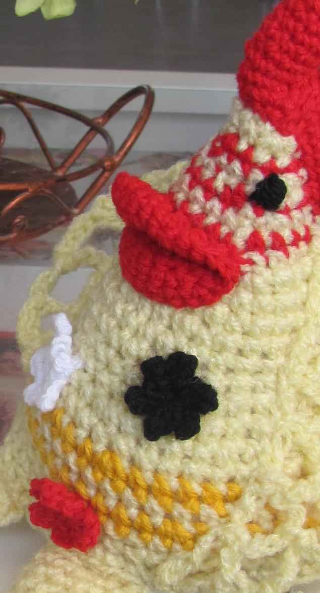 large image of art item: doll &ndash; rooster white