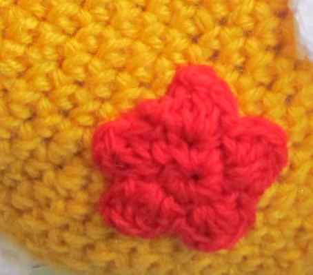 large image of art item: doll &ndash; rooster with flowers