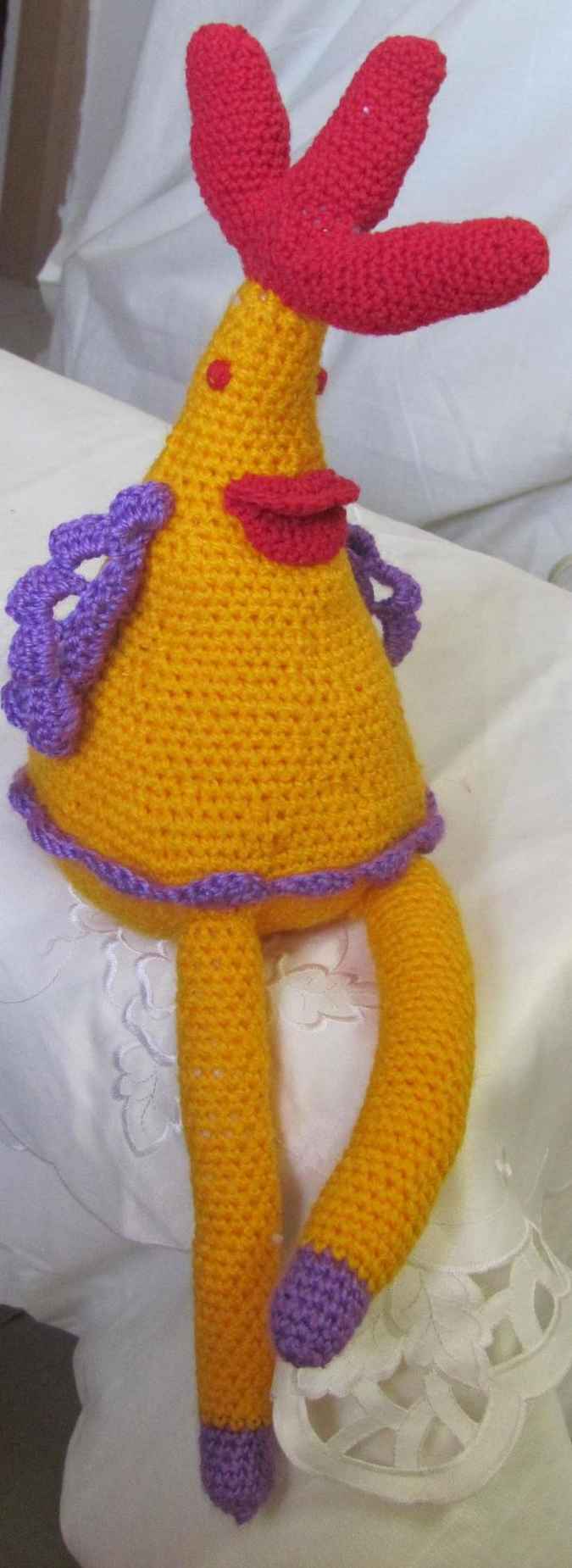 large image of art item: doll &ndash; rooster