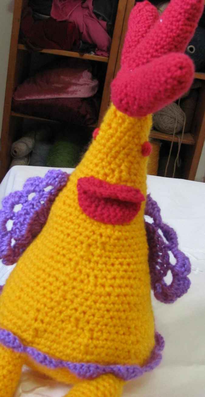 large image of art item: doll &ndash; rooster