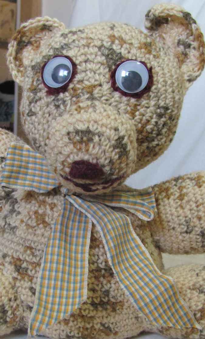 large image of art item: doll &ndash; teddy bear cream