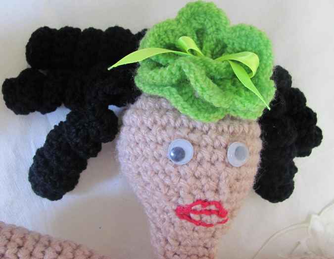 large image of art item: doll &ndash; yellow dress