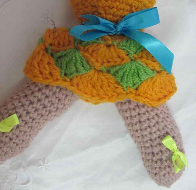 large image of art item: doll &ndash; yellow dress