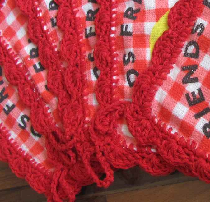 large image of art item: decor &ndash; coasters red checkered