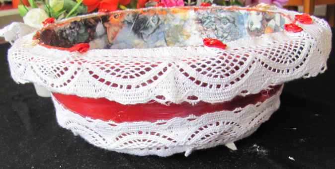 large image of art item: decor &ndash; plate cats