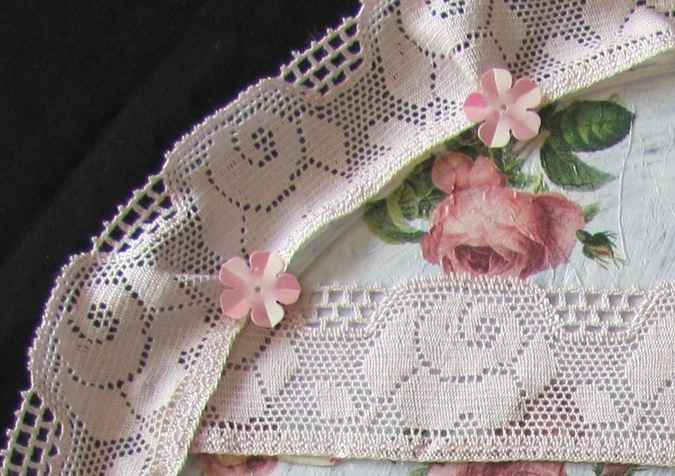 large image of art item: decor &ndash; plate pink rose pink