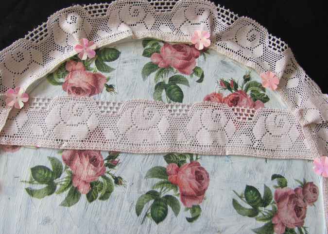 large image of art item: decor &ndash; plate pink rose pink