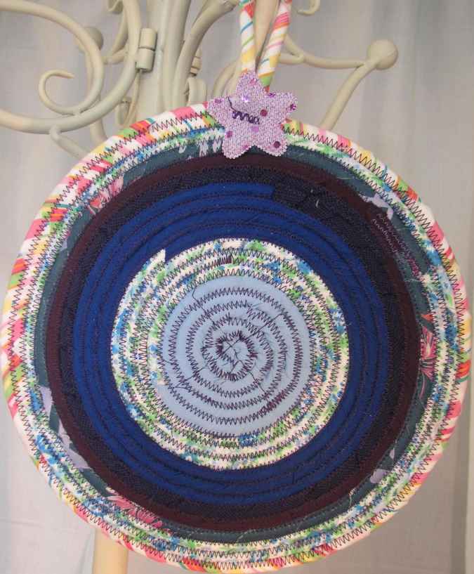 large image of art item: decor &ndash; potholder blue cyan