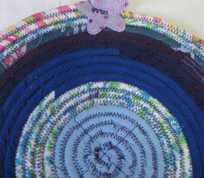 large image of art item: decor &ndash; potholder blue cyan