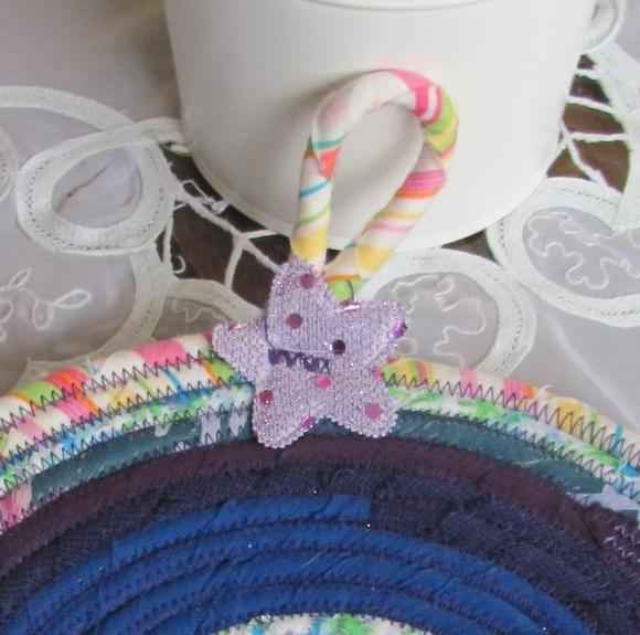 large image of art item: decor &ndash; potholder blue cyan