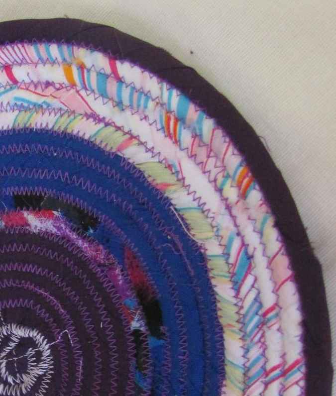 large image of art item: decor &ndash; potholder strawberry purple pink