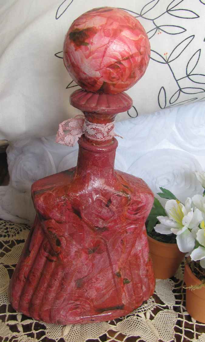 large image of art item: decor &ndash; flask hamsa red