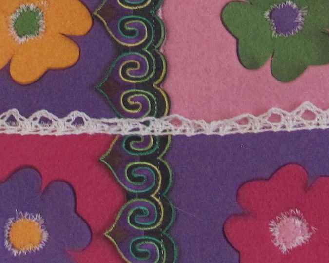 large image of art item: decor &ndash; hanger flowers colorful