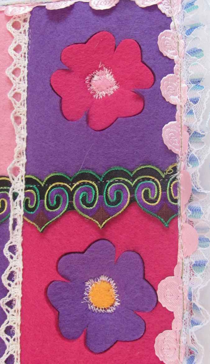 large image of art item: decor &ndash; hanger flowers colorful