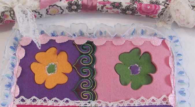 large image of art item: decor &ndash; hanger flowers colorful