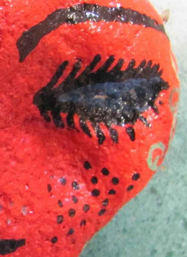 large image of art item: decor &ndash; stone red heart